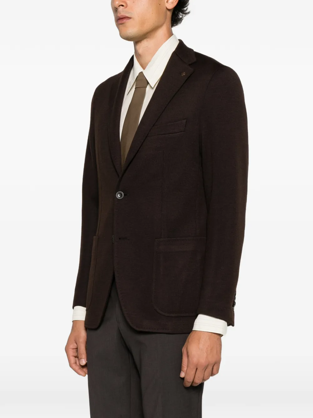 Tagliatore Punt Roma blazer Bruin