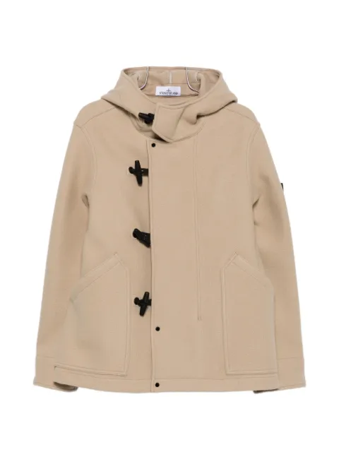 Stone Island toggle-fastening hooded jacket