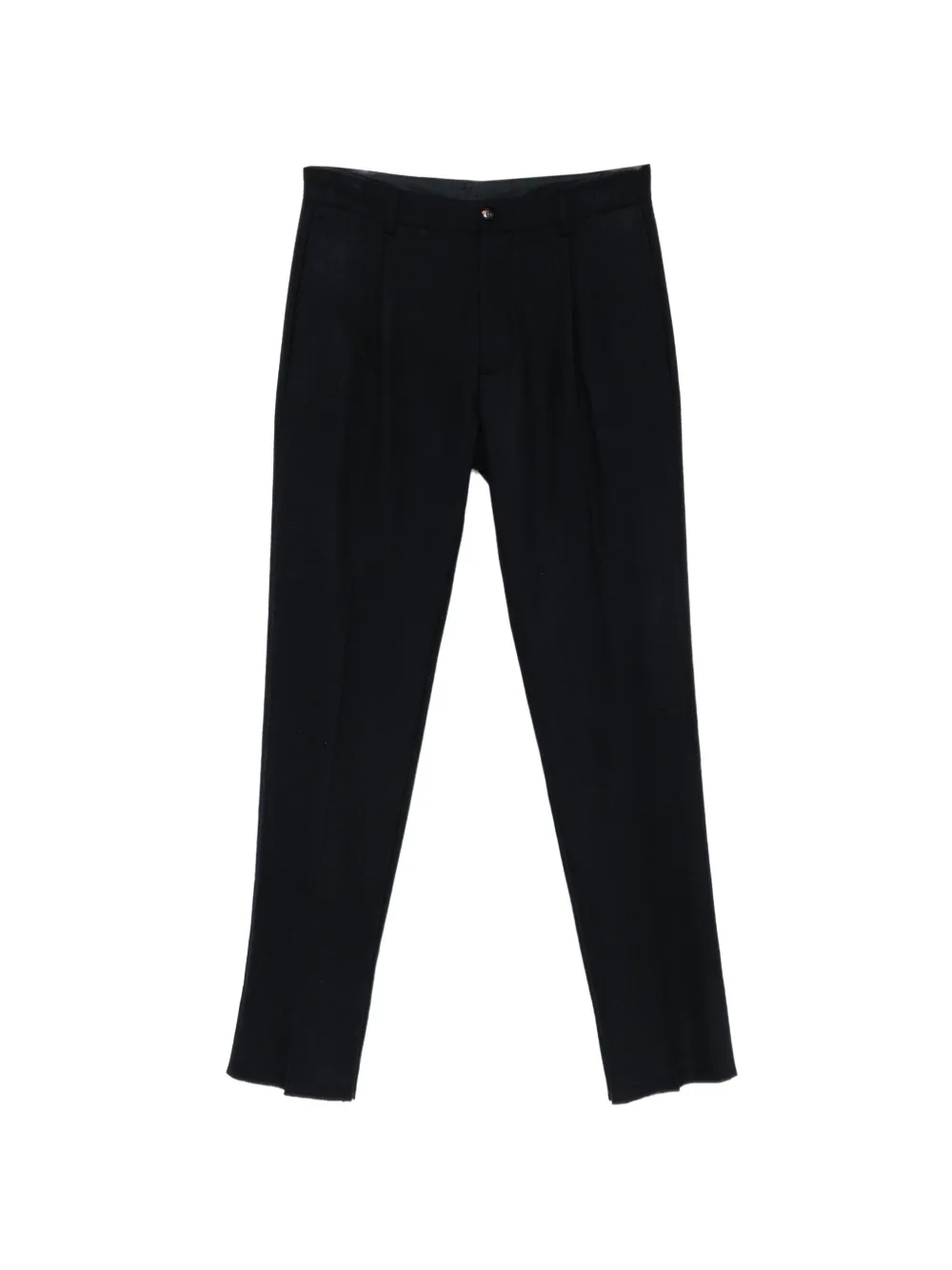 Doppiaa pleated straight-leg trousers - Blau