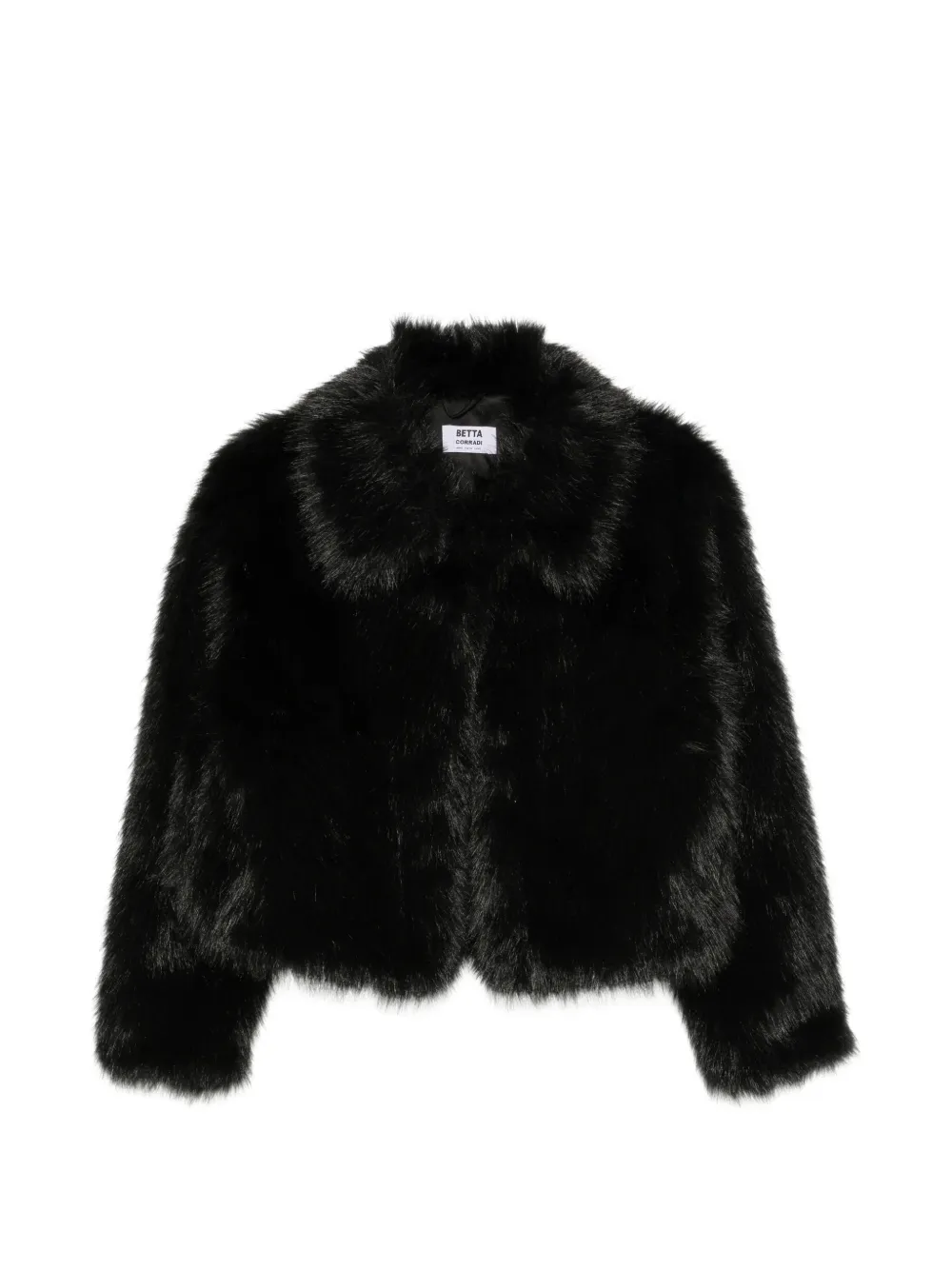 Betta Corradi faux-fur jacket - Nero