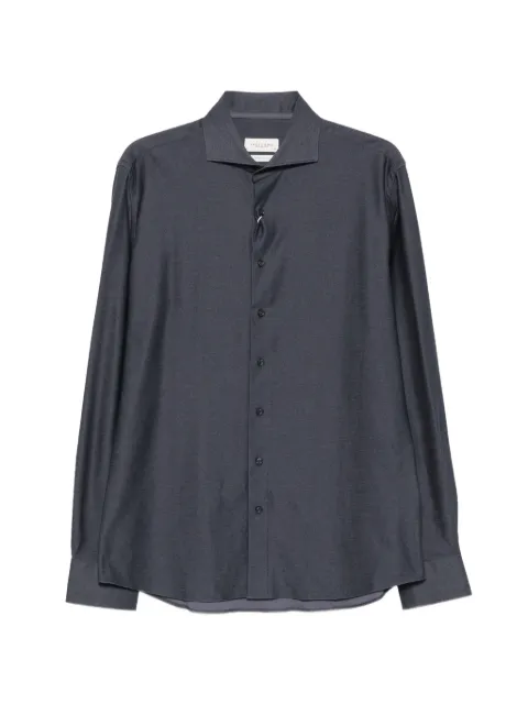 Profuomo spread-collar button-down shirt