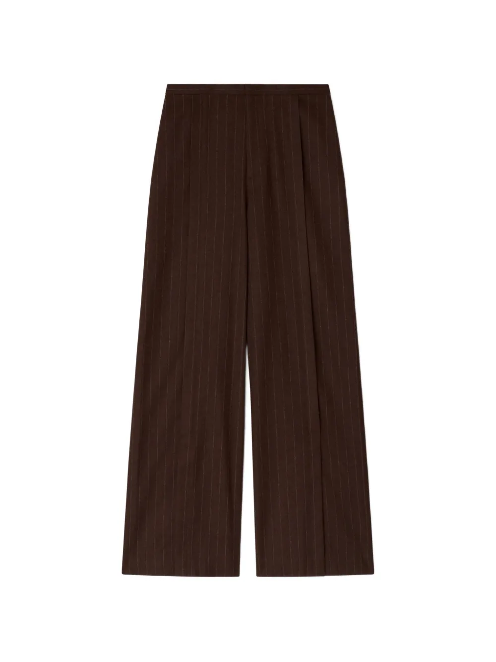 Rodebjer Rubin Pinstripe-pattern Trousers In Brown