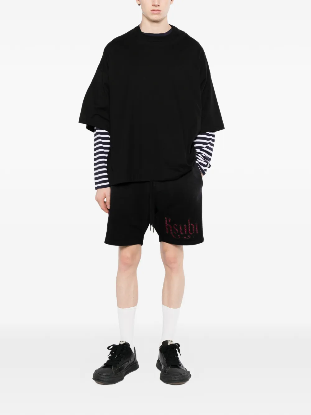 Ksubi Paise Trak shorts Zwart