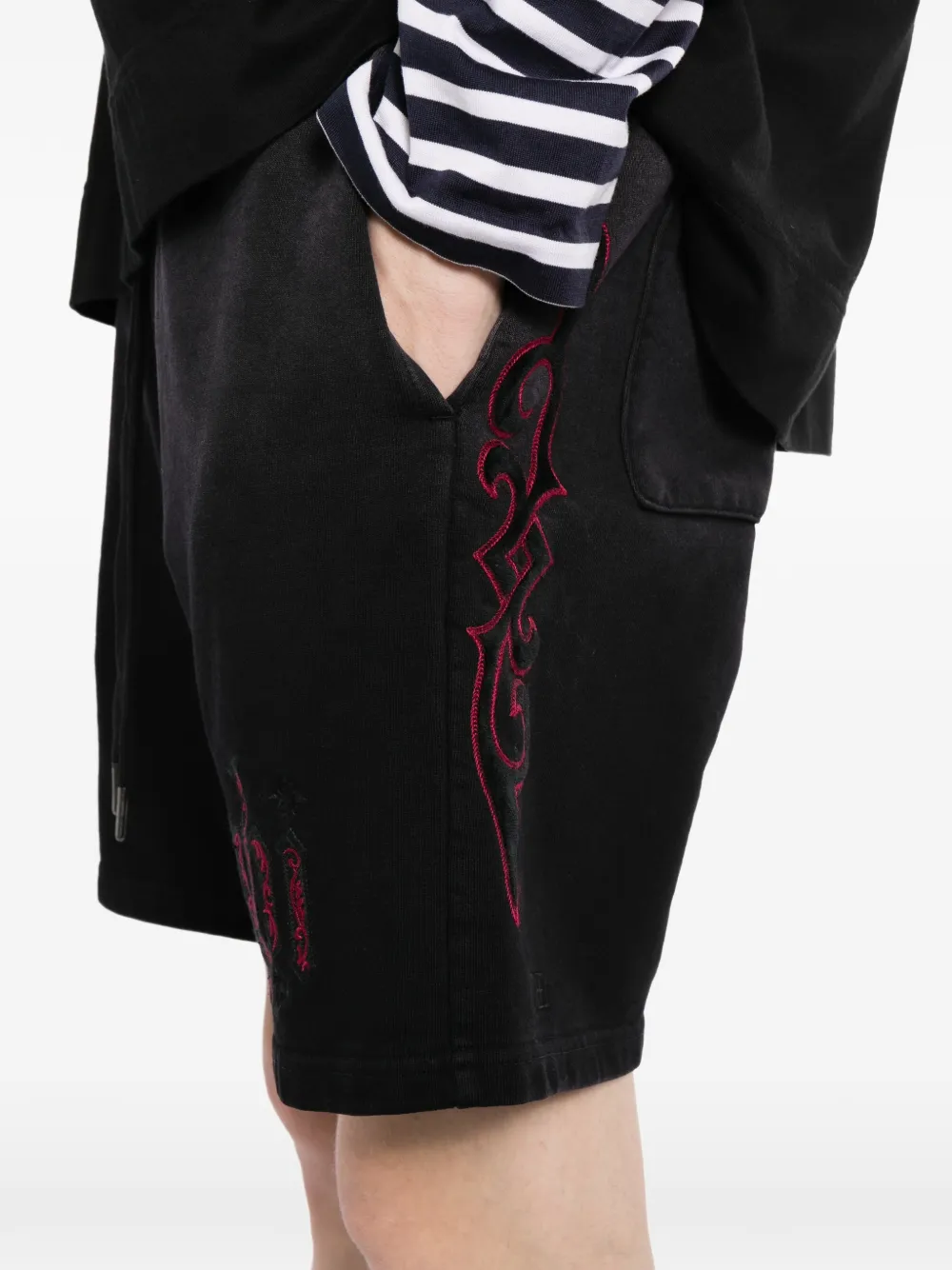 Ksubi Paise Trak shorts Zwart