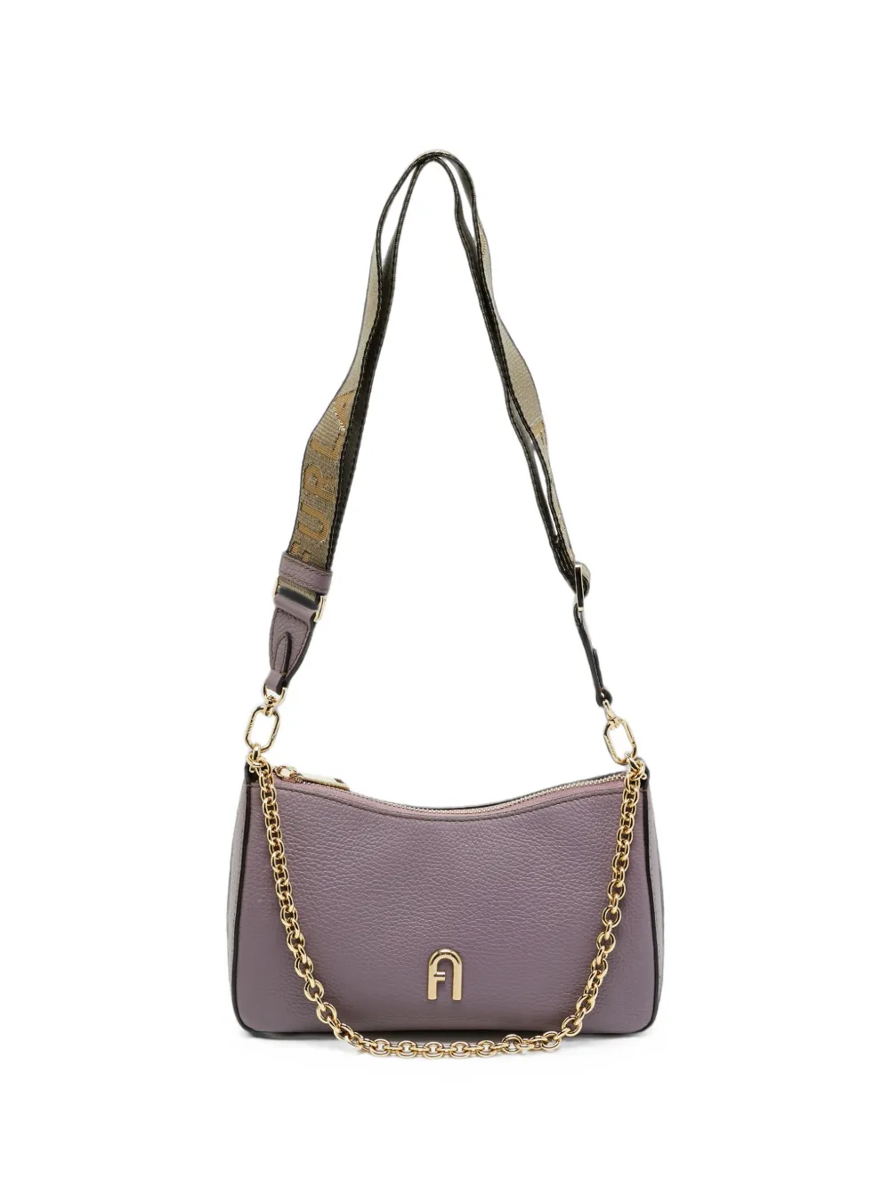 Furla Primula pebbled-leather crossbody bag - Viola