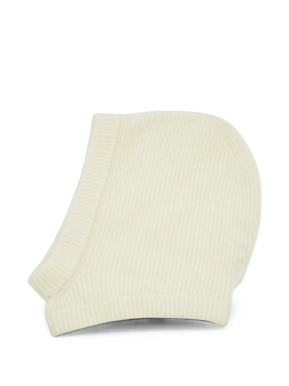 Rick Owens ribbed-knit balaclava hat - Toni neutri