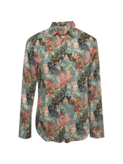 Roberto Cavalli Vintage Hemd mit Blumenprint