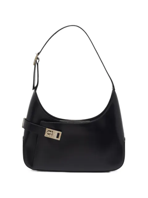 Ferragamo Pre-Owned Gancini logo-plaque shoulder bag