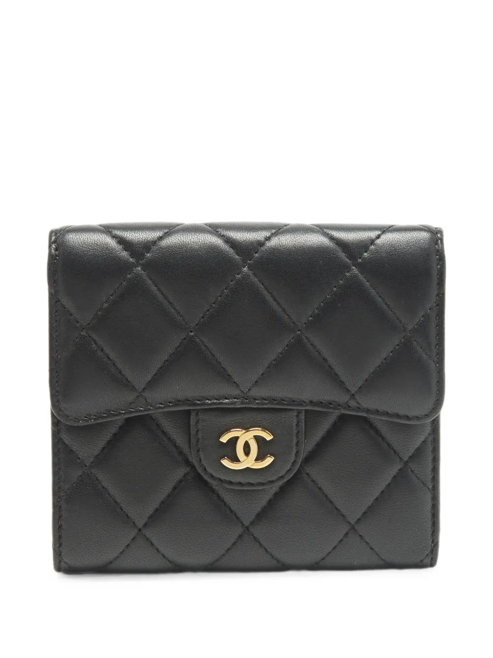 CHANEL Pre-Owned 2016 Classic quilted wallet - Black