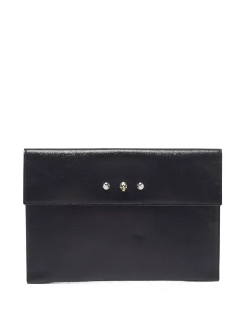 Alexander McQueen Pre-Owned bolso de mano de cuero con motivo Skull