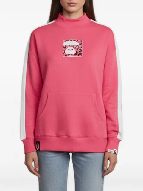 A BATHING APE® Moonface side-stripe sweatshirt