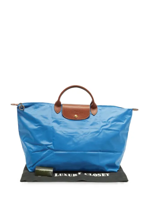 Longchamp Le Pliage leather-trim bag