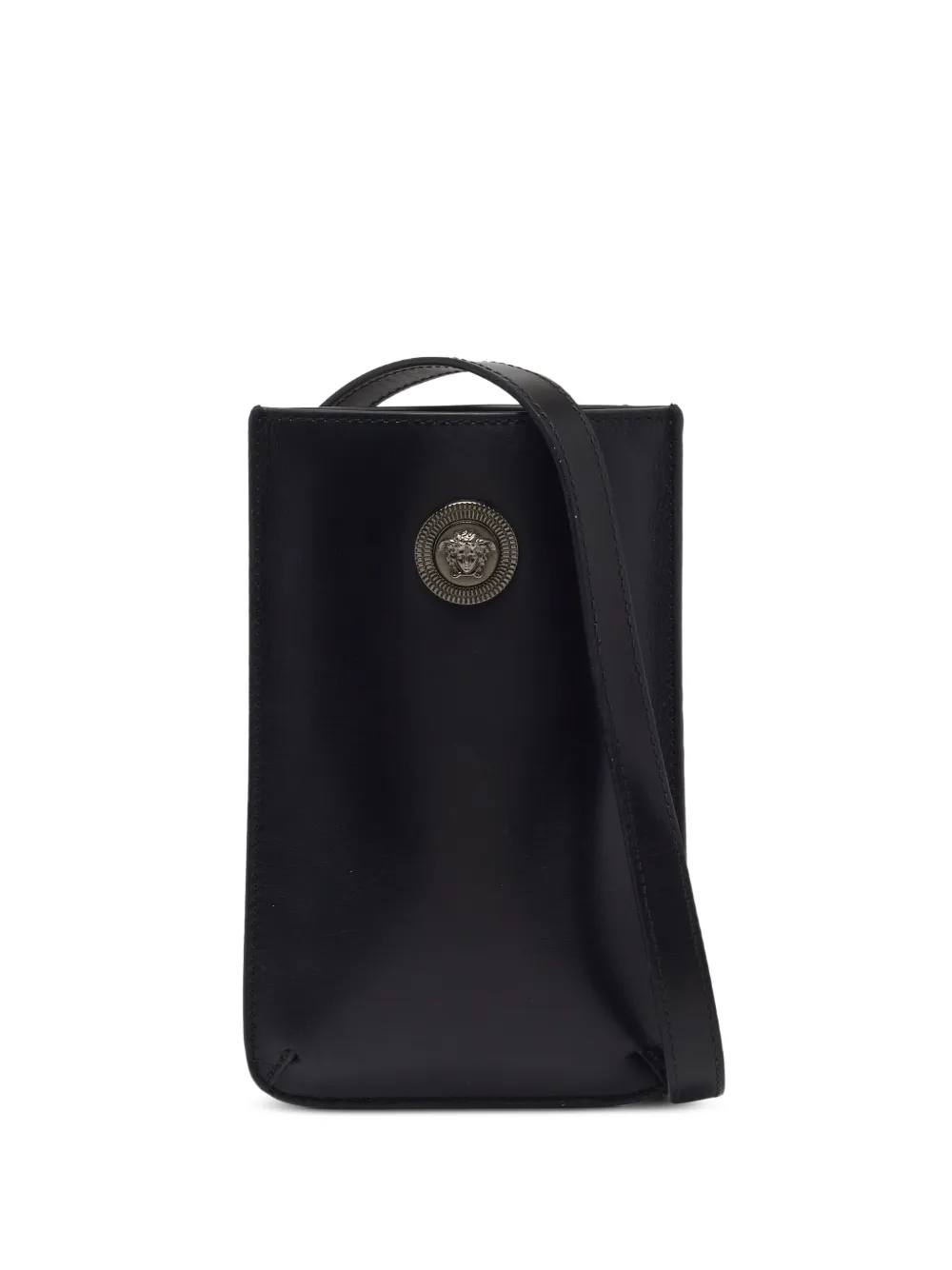 Versace Pre-Owned Medusa plaque cross body bag - Black