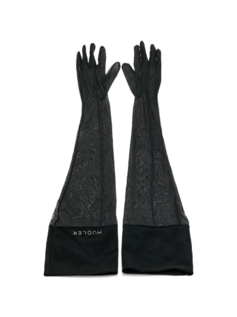 Thierry Mugler Pre-Owned guantes Second Skin de malla