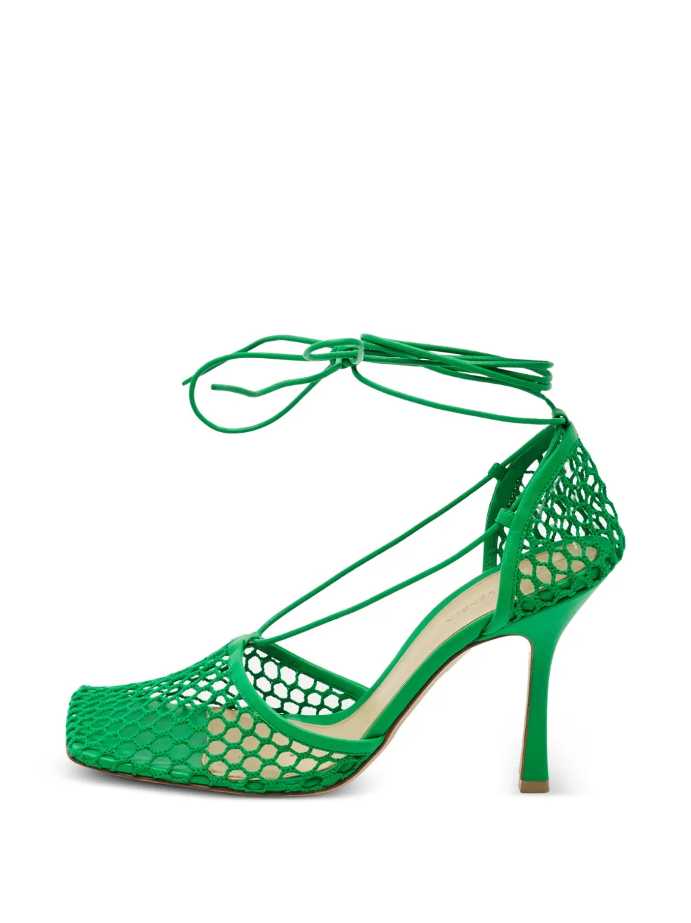 Bottega Veneta Pre-Owned Stretch ankle-tie pumps - Verde
