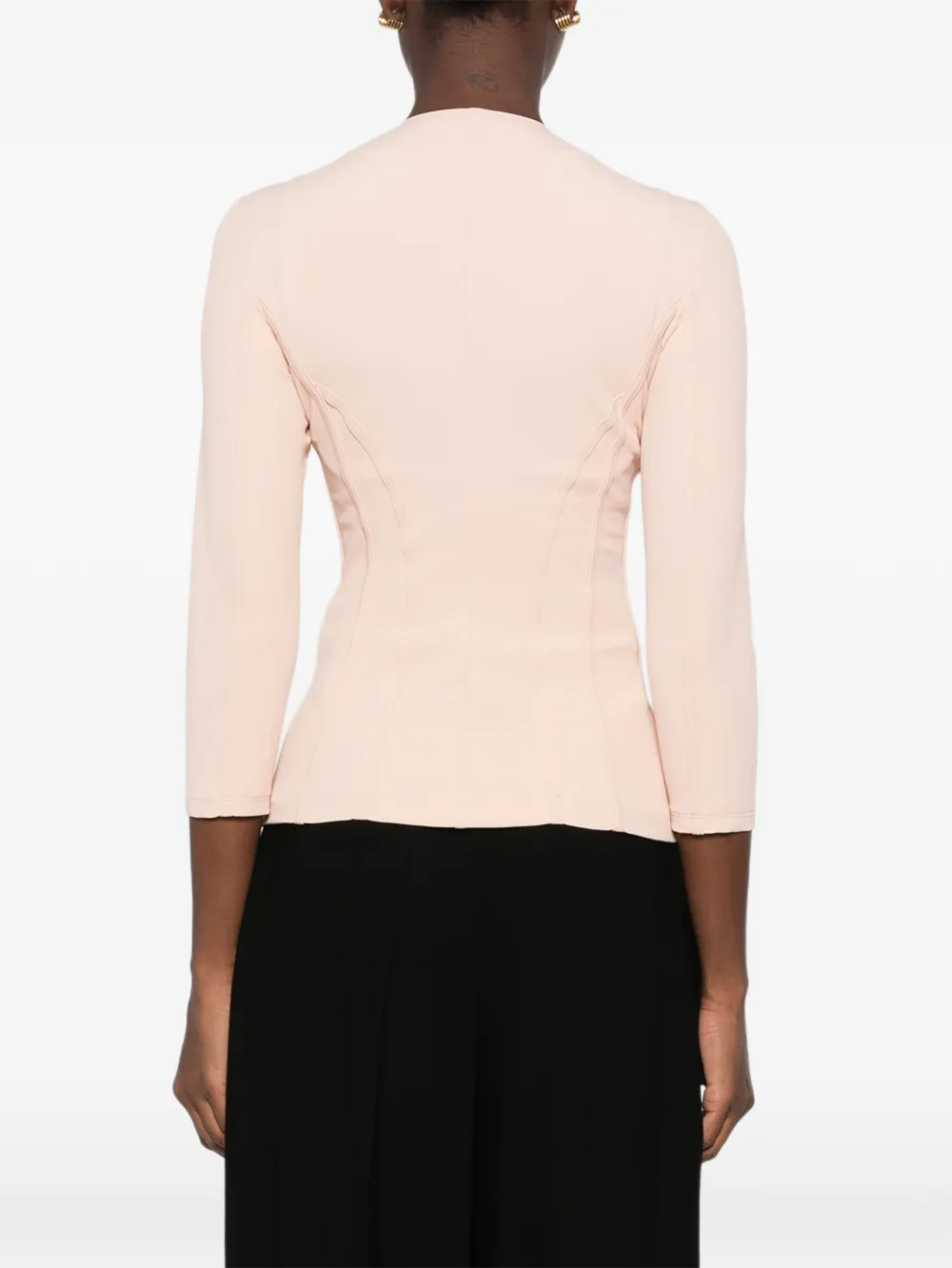 Elisabetta Franchi Jack met rits Roze