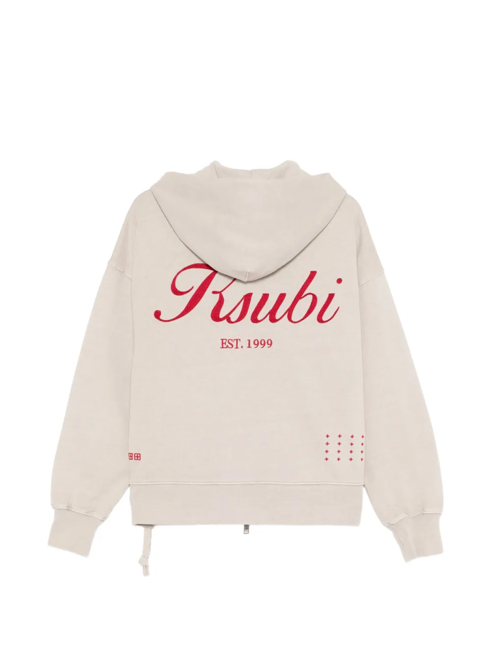 Ksubi Klasse Halen zip hoodie Grijs