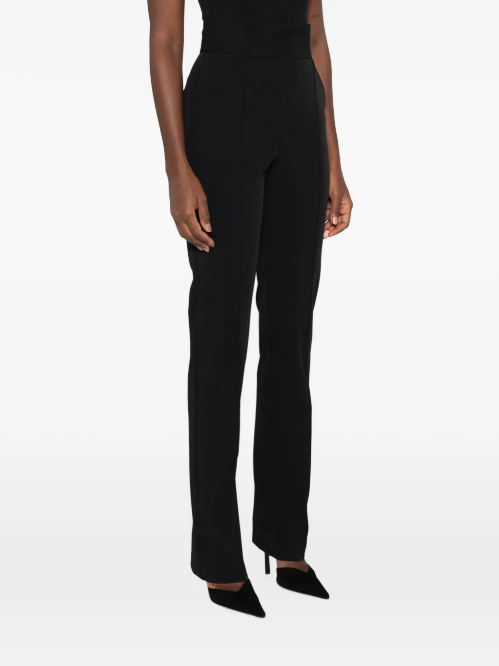 Elisabetta Franchi Geplooide broek Zwart