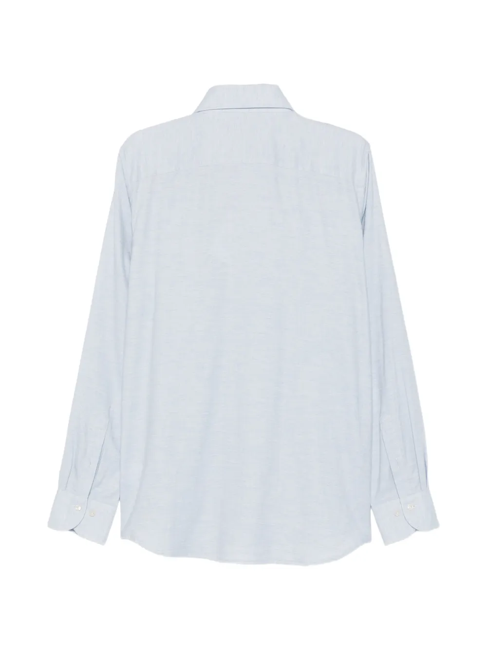 Profuomo Overhemd met gespreide kraag Blauw
