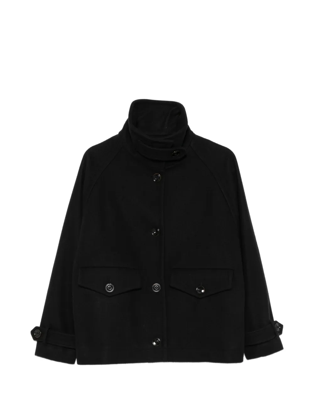 Sessùn high-neck button-up oversized jacket
