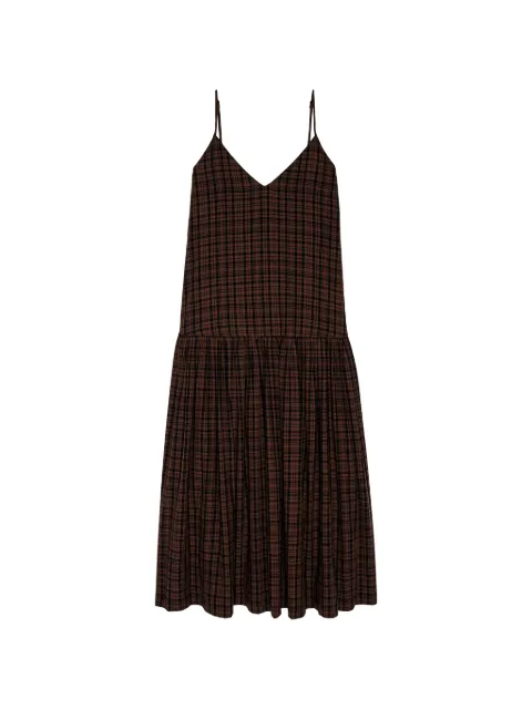 The Great. Kariertes Maxikleid