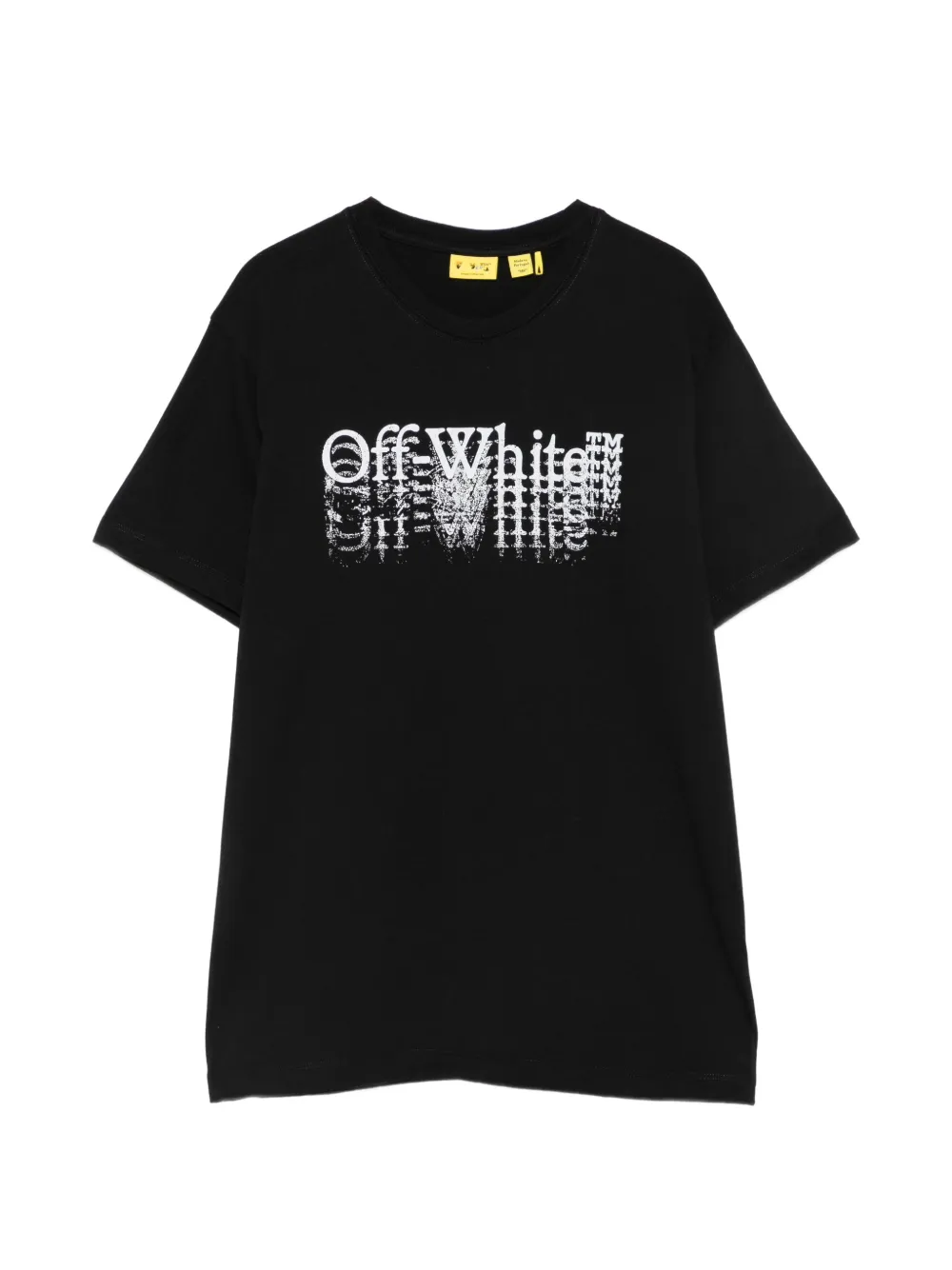 Off-White Kids logo-print cotton T-shirt - Nero