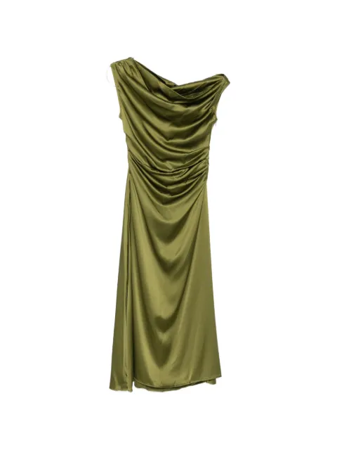 STAUD Phare off-shoulder draped dress