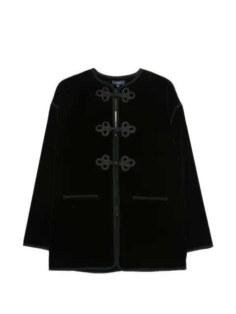 Soeur Lutetia frog-fastening coat