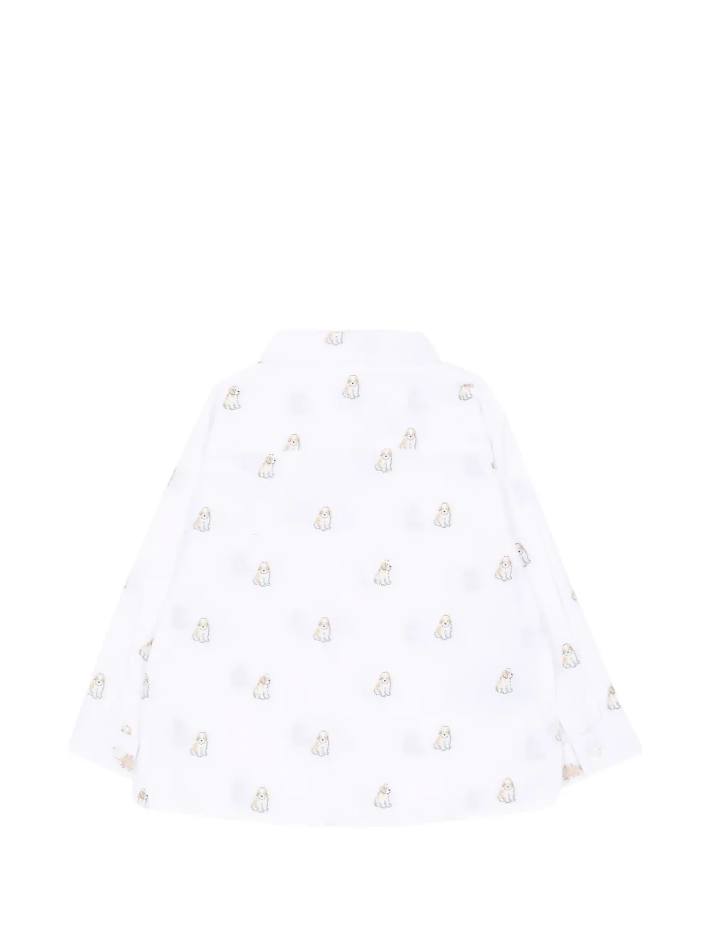 Mayoral Shirt met lange mouwen en hondenprint Wit