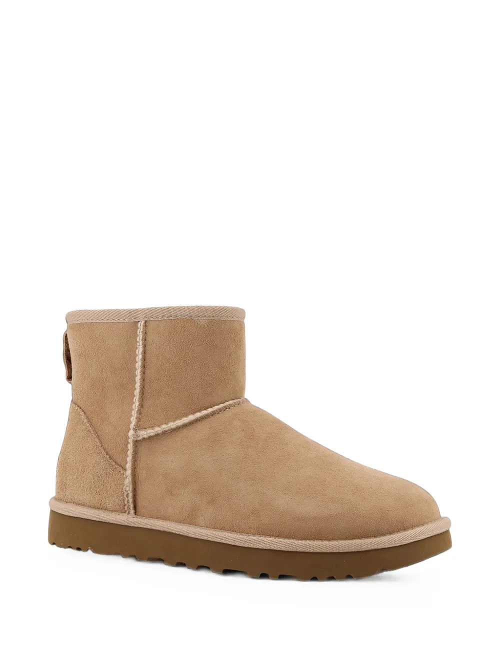 UGG Classic Mini II suede ankle boots Beige