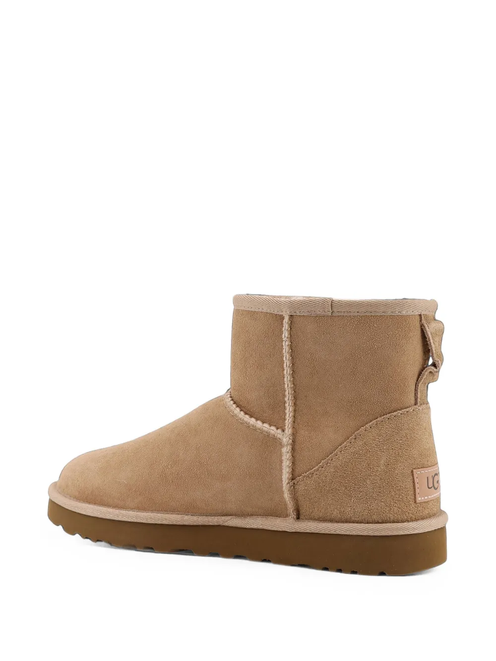 UGG Classic Mini II suede ankle boots Beige