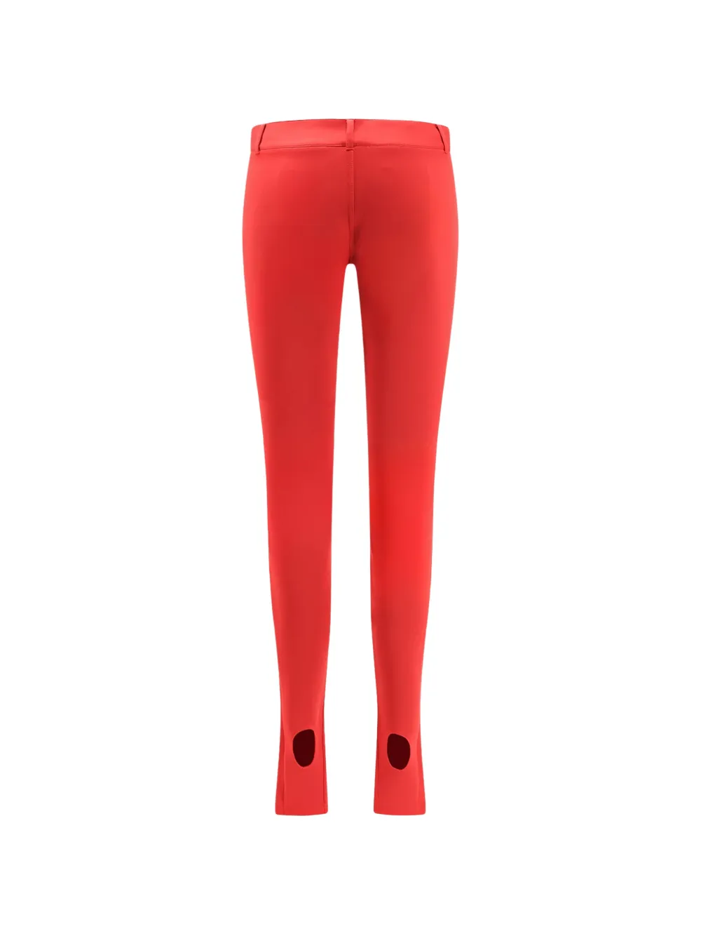 Gucci Stirrup-cuff Jersey Leggings in Red, view 2