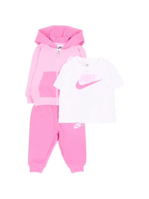 Nike Kids logo-print three-piece tracksuit set