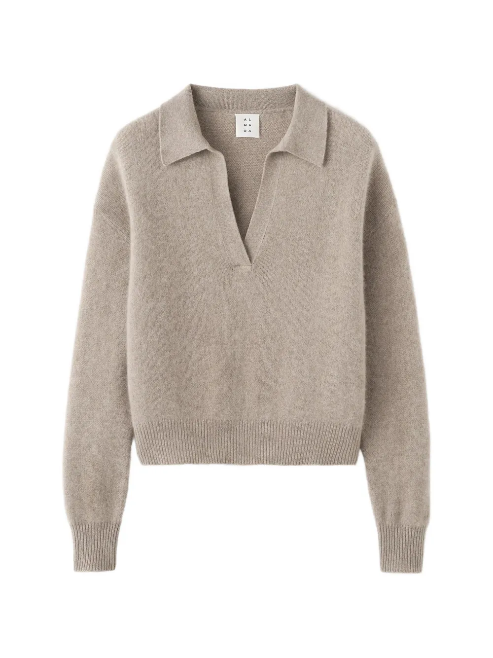 Almada Label Kaia polo-collar sweater