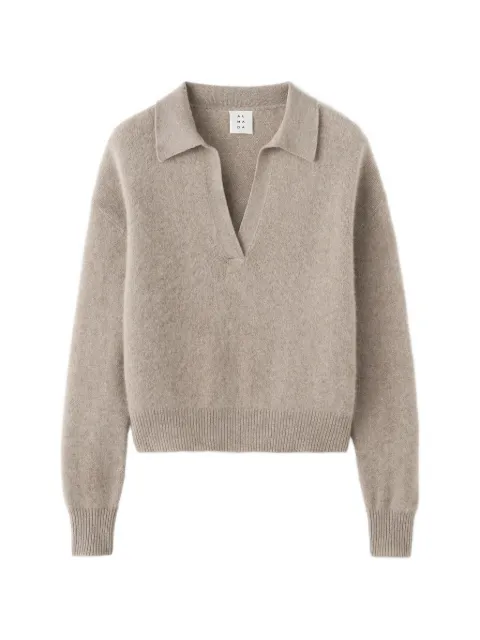 Almada Label Kaia polo-collar sweater