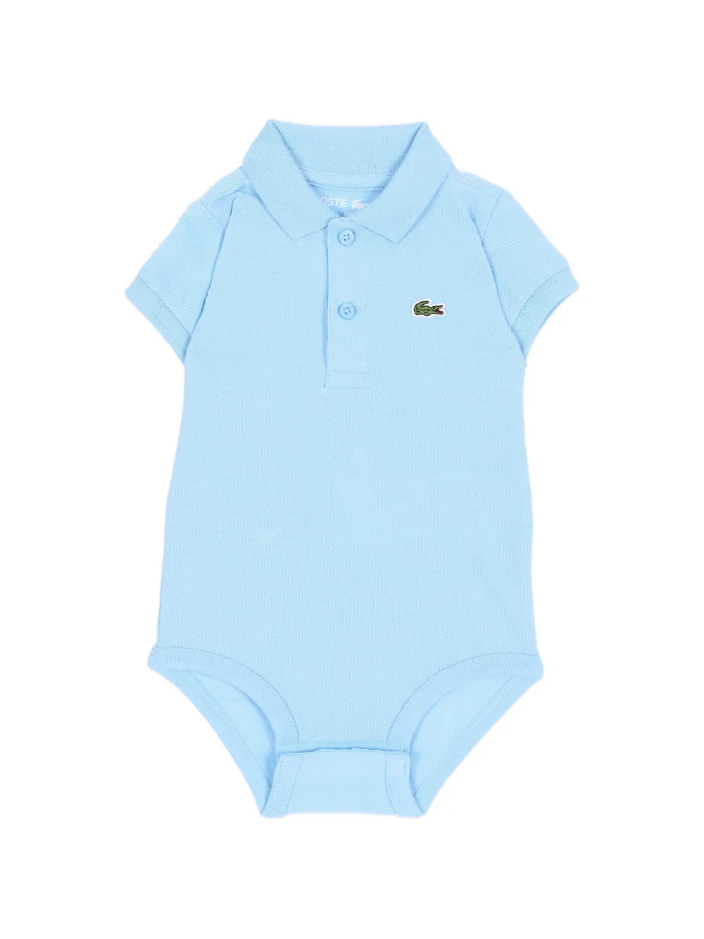 Lacoste Kids logo-patch piqué body Blauw