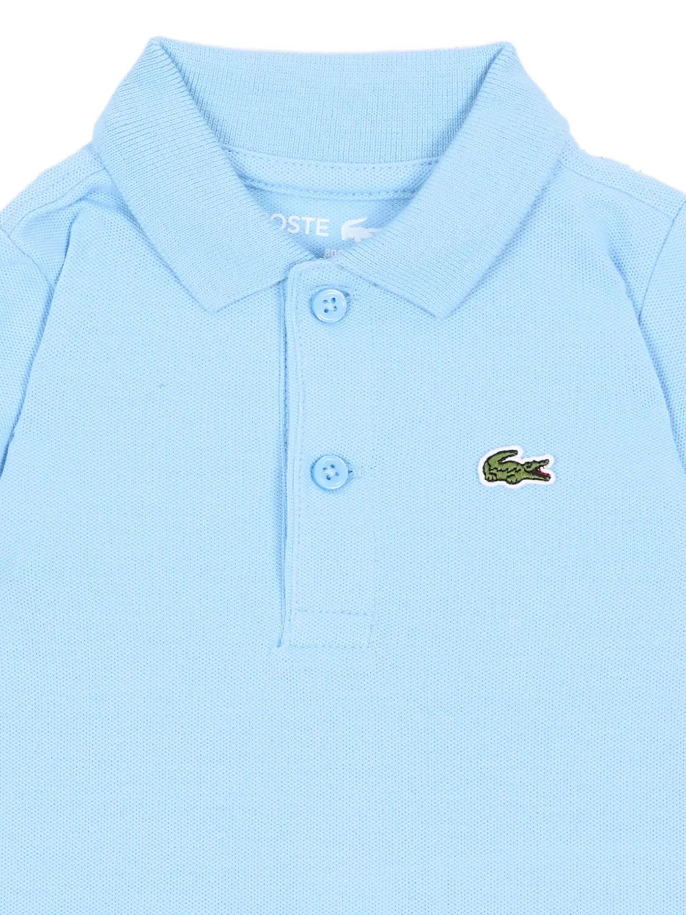 Lacoste Kids logo-patch piqué body Blauw