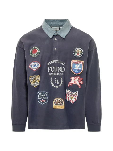 FOUND Rugby long-sleeve polo shirt