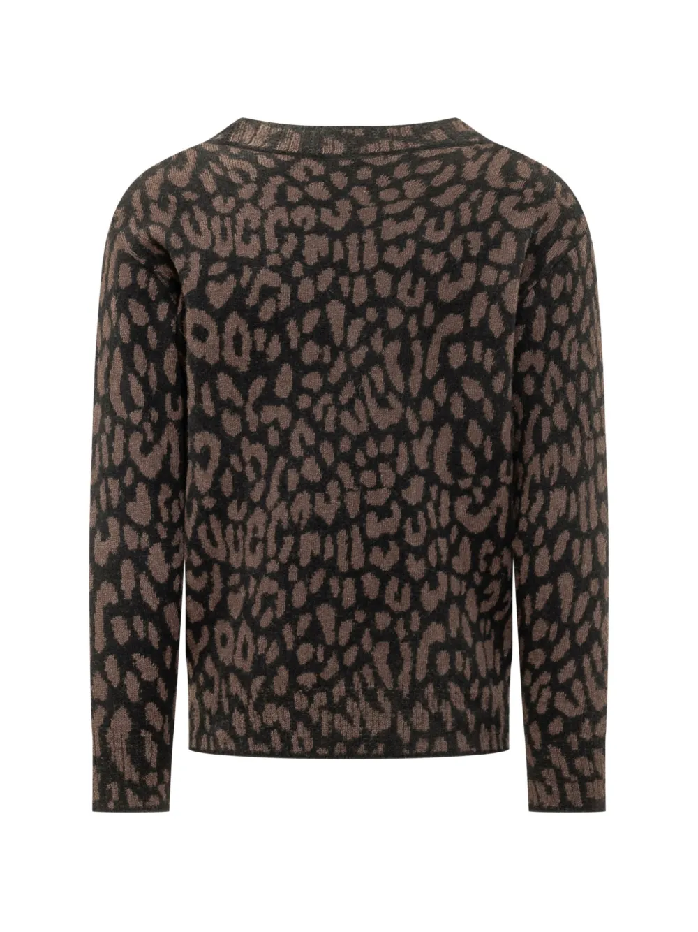 A Paper Kid Vest met luipaardprint Bruin