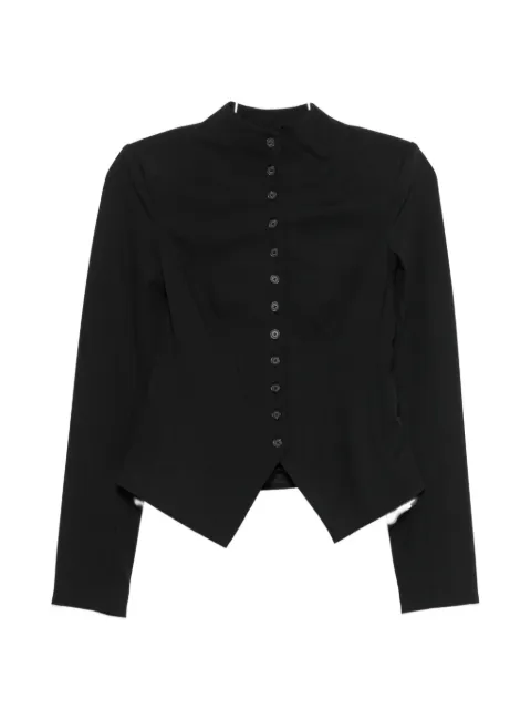 STAUD Adrian button-up fitted jacket
