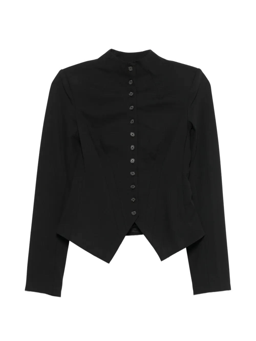 STAUD Adrian button-up fitted jacket