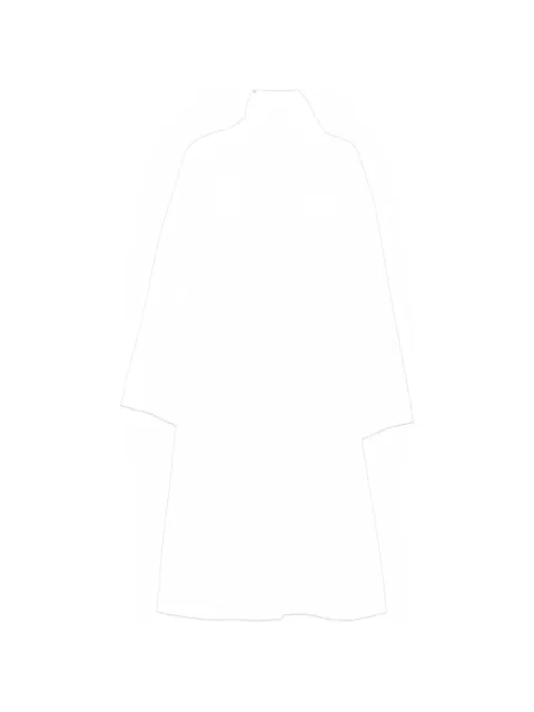 AIN AMOR belted high-neck coat