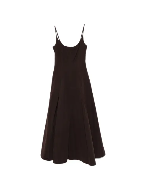 STAUD Jill panneled flared dress