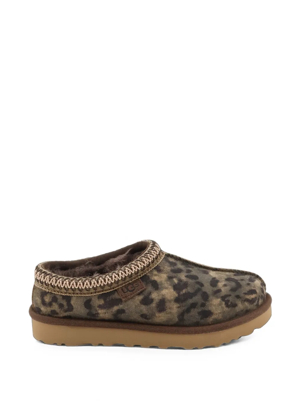 UGG Tasman leopard-print slippers