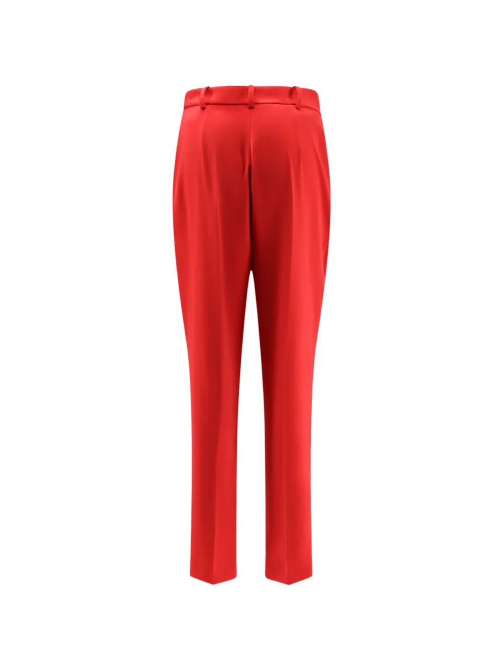 Elisabetta Franchi High waist pantalon Rood