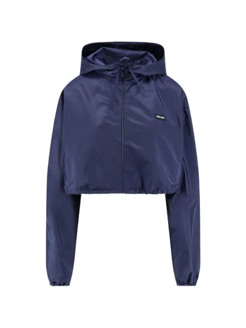 Miu Miu cropped recycled nylon jacket