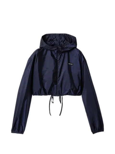 Miu Miu technical fabric windbreaker