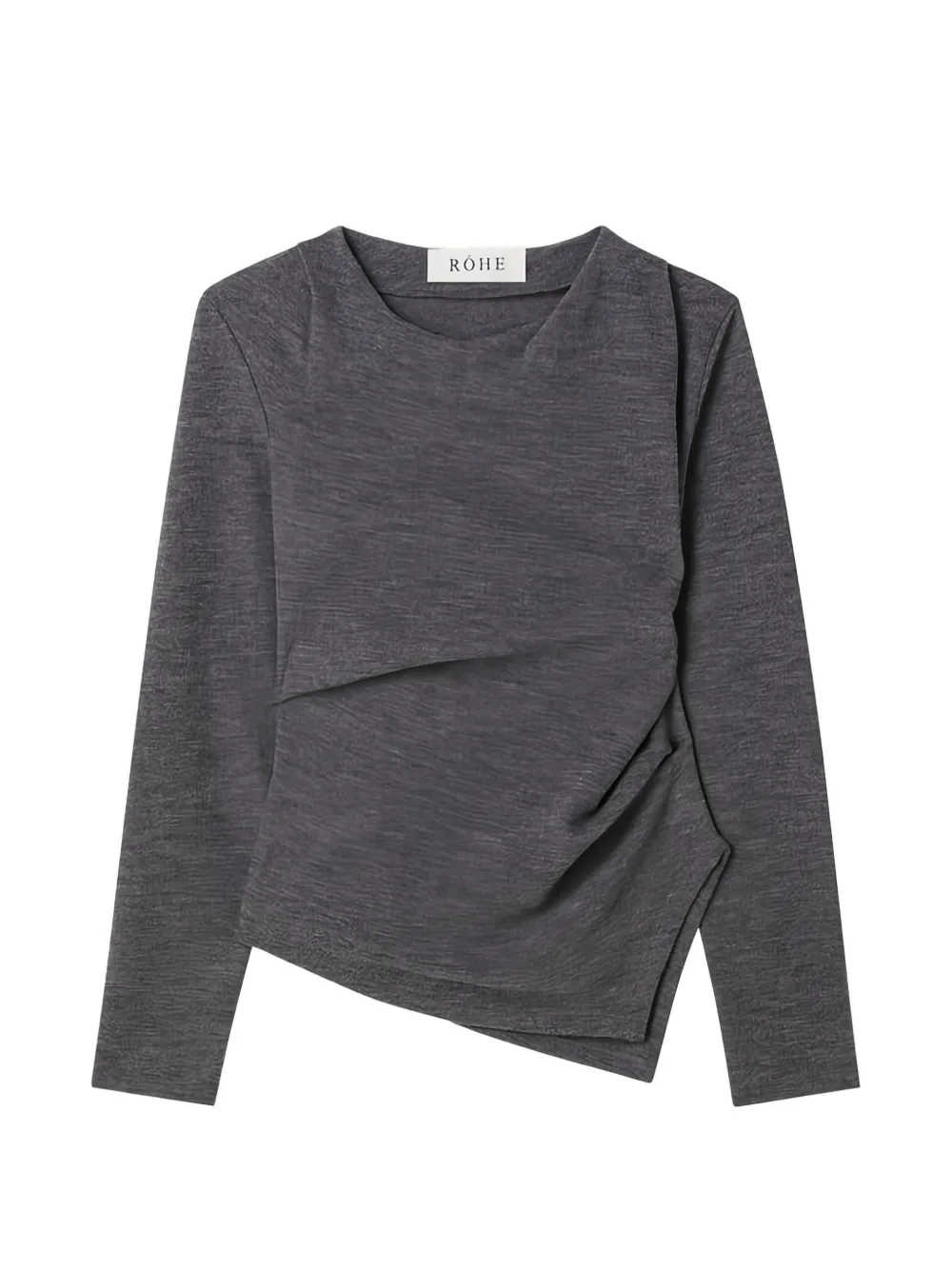 Róhe twisted long-sleeve top