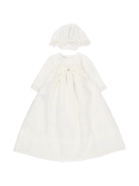 Paz Rodriguez Paz lace-trim long-sleeved dress set
