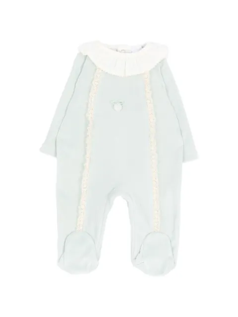Martin Aranda ruffled lace-trim pajamas